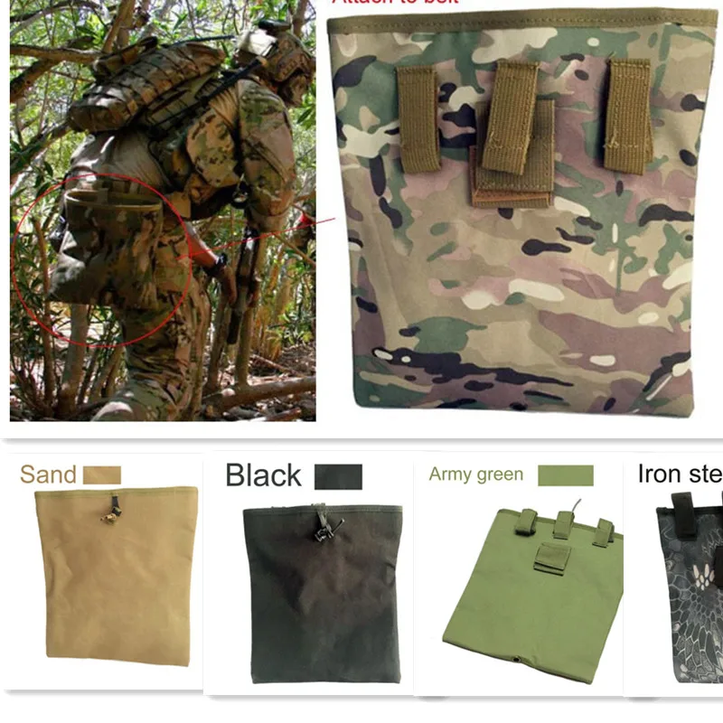 Большая емкость военный тактический страйкбол Пейнтбол Охота складной маг