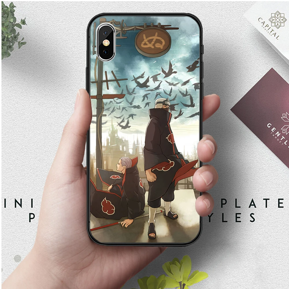 2 Lavaza Наруто Акацуки умный силикон чехол для iPhone 5 5S 6 6 S Plus 7 8 X XS Max XR - Цвет: 2