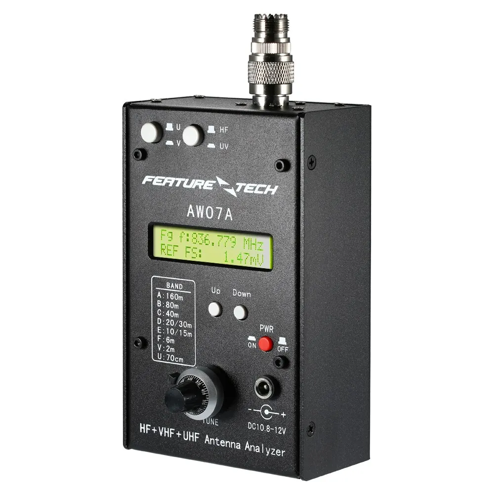 Анализатор антенны AW07A HF/VHF/UHF 160M анализатор сопротивления SWR измеритель RF для
