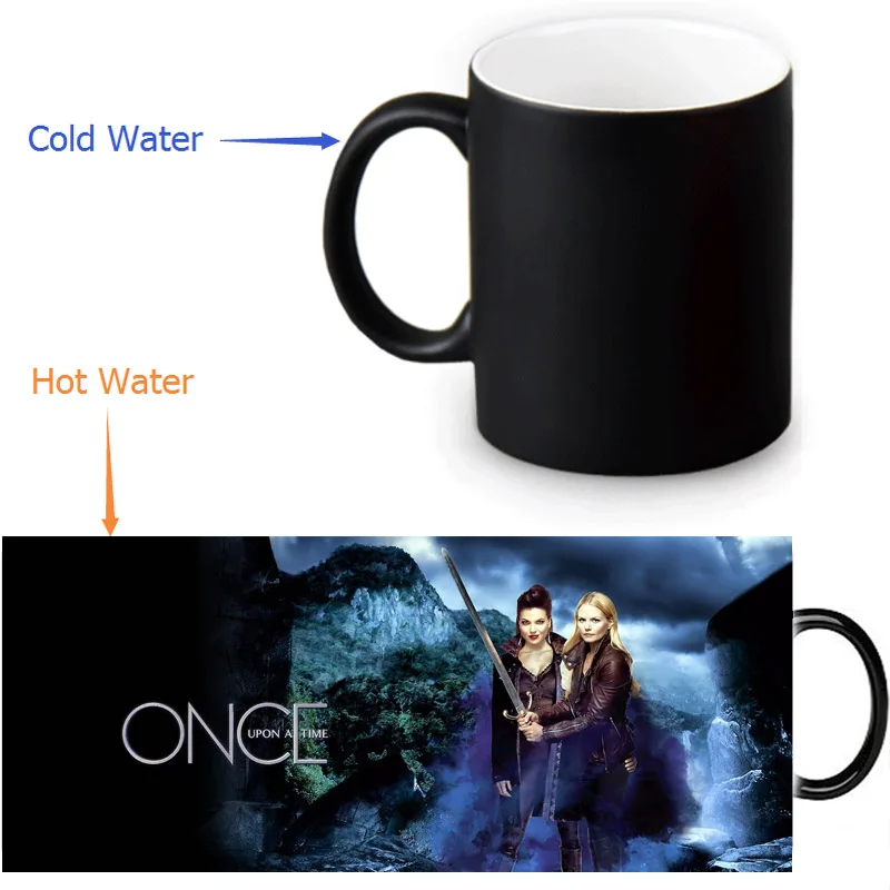 Прямая поставка кружка Once Upon a Time термочувствительные кружки трансформер с
