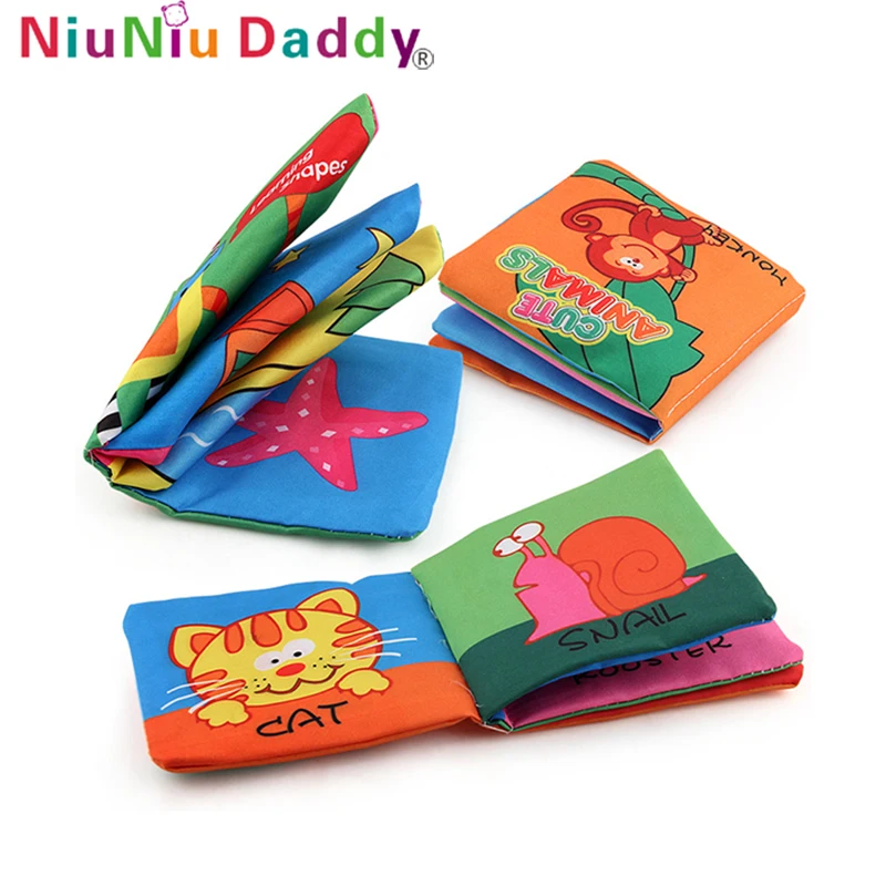 Niuniu Daddy 6 моделей детские игрушки книжки из мягкой ткани Монтессори Детские