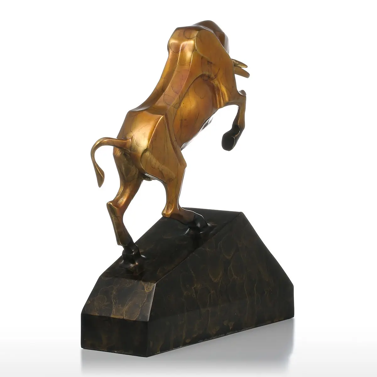 Металлическая скульптура китайский стиль скот неудержимый ручная работа