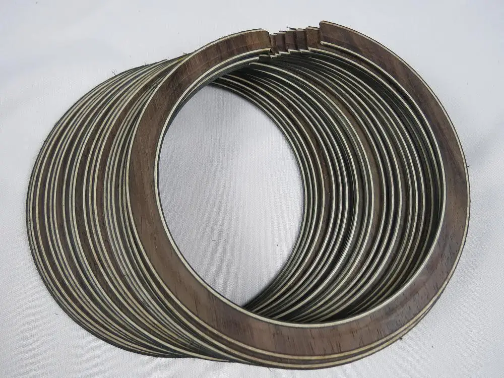 

10PCS Excellent ACOUSTIC GUITAR WOOD INLAY (ROSEWOOD) ROSETTE B-01
