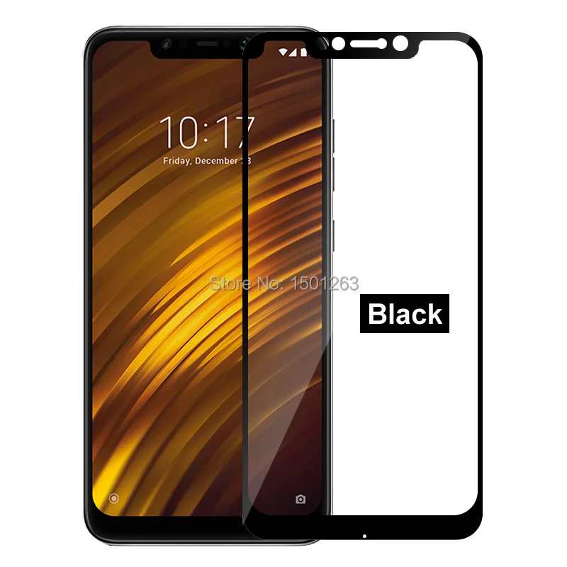 10 шт. полное покрытие закаленное Стекло для Xiaomi Pocophone F1 6 18 &quotЭкран протектор