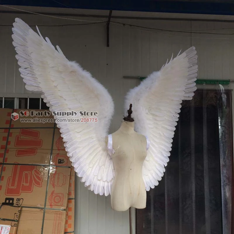 Большой белый чертенок с крыльями для взрослых женщин и мужчин модель