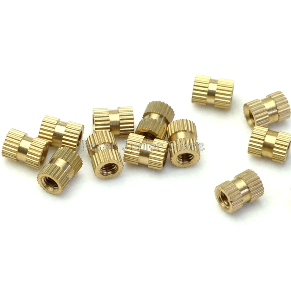 100 ПК гайка M2 M2.5 медные вставки Brass Double Pass GMN|Гайки| |