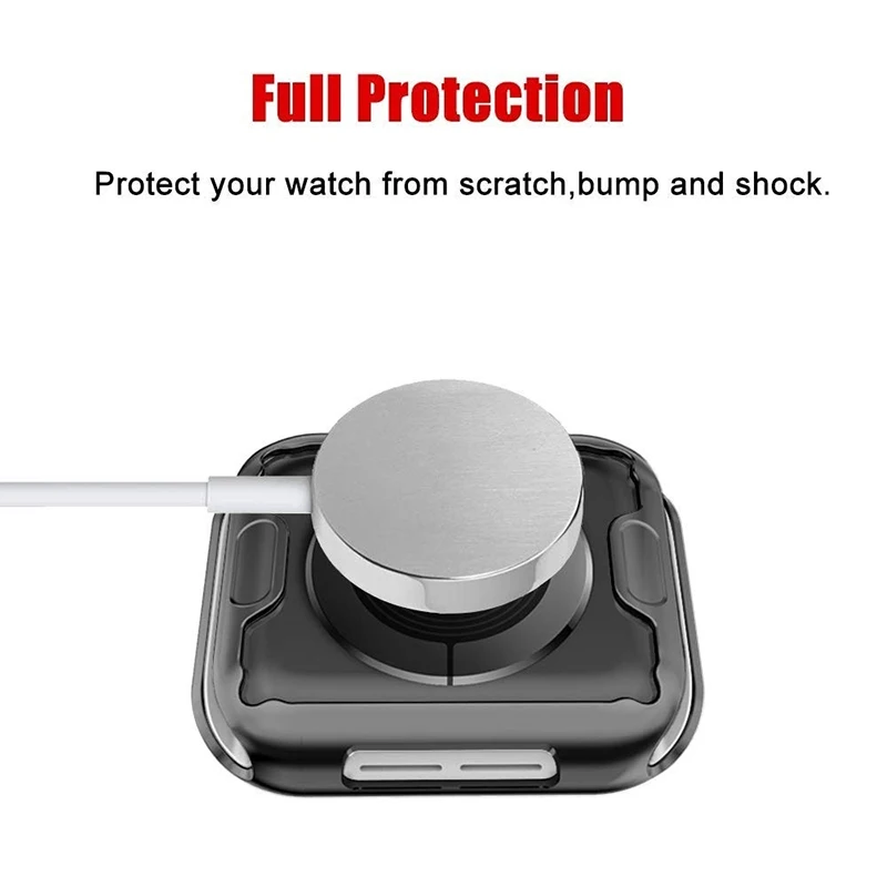 Чехол Funda для Apple watch 1 2 3 4 защитный чехол мягкий iwatch i 40 44 38 42 мм чехол|Бамперы| |