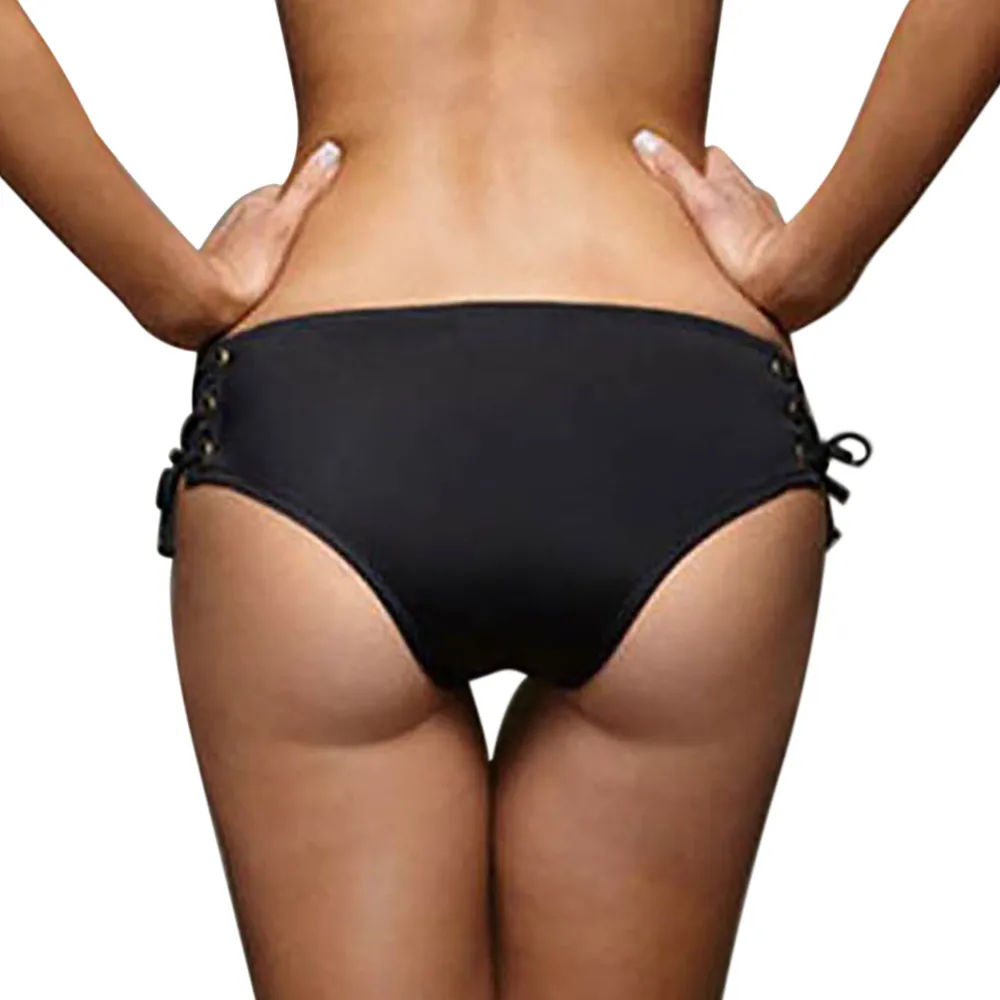 Женская нижняя часть купальника Пряжка для бикини сплошной купальник дерзкий