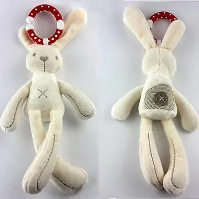 Baby Infant Rattles Plush Animal Stroller Music Hanging Bell Toy Doll Soft Bed | Игрушки и хобби