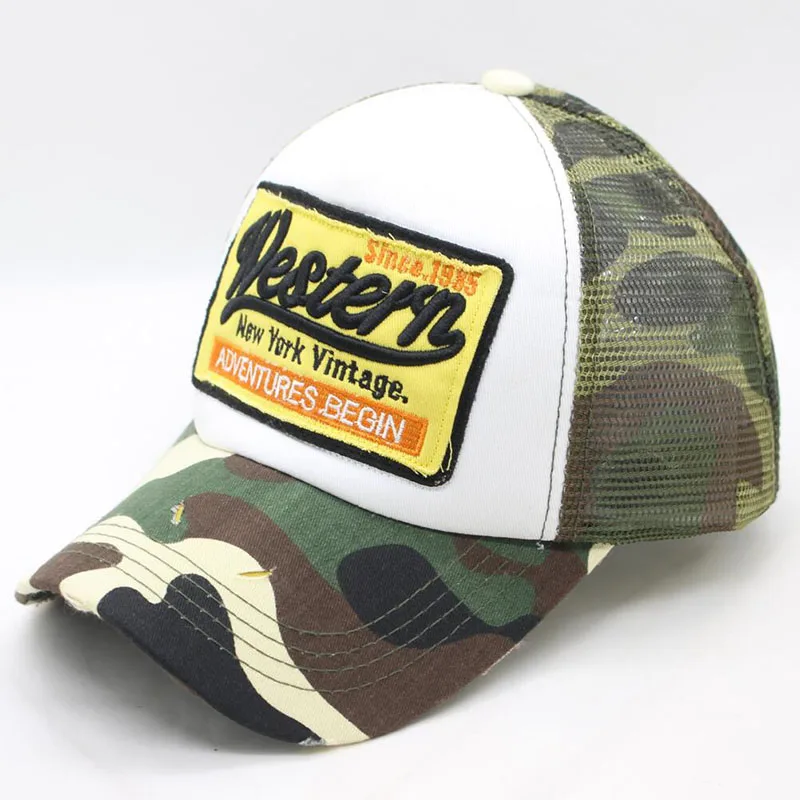 

BING YUAN HAO XUAN Summer Baseball Cap Embroidery Mesh Cap for Men Hats Caps Man Hip Hop Caps Dad Hat Casquette