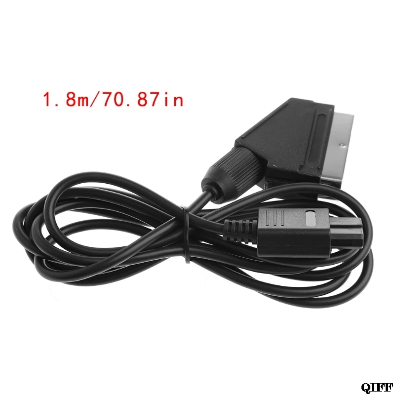 Прямая поставка и 1,8 м/6 футов Scart кабель AV ТВ видео для nintendo SNES Gamecube N64 консоль APR28