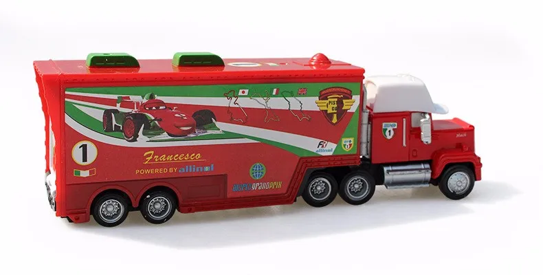 Disney «Тачки» Мак дядя& NO 43 King № 95 Lightning McQueen металл литья под давлением игрушечный автомобиль 1:55 Свободные Новое