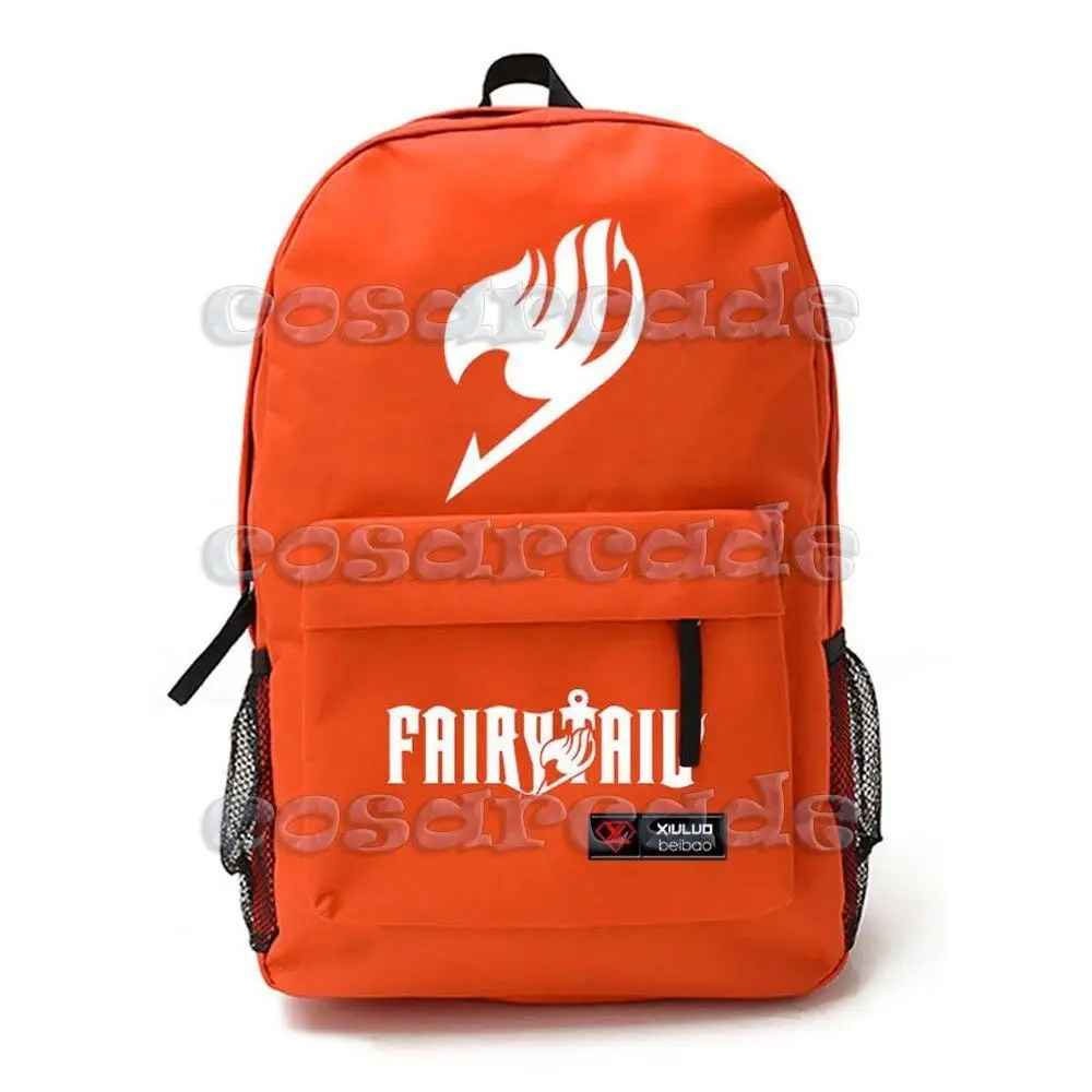 Хит продаж Аниме Fairy Tail Natsu рюкзак унисекс школьный сумка из Оксфордской ткани