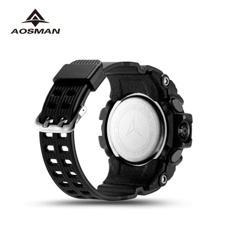 Aosman sportwatch 5ATM Водонепроницаемость swimmming Смарт часы для мужчин Поддержка Bluetooth