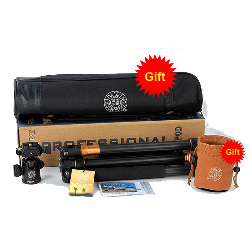 Оригинальный профессиональный штатив QZSD Q999C из углеродного волокна для DSLR камеры