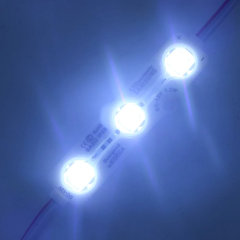 SZYOUMY SMD 5054 High Quality LED Module Lighting 3LEDs IP68 Waterproof White Color DC 12V Advertising Light box Sign Lamp | Освещение