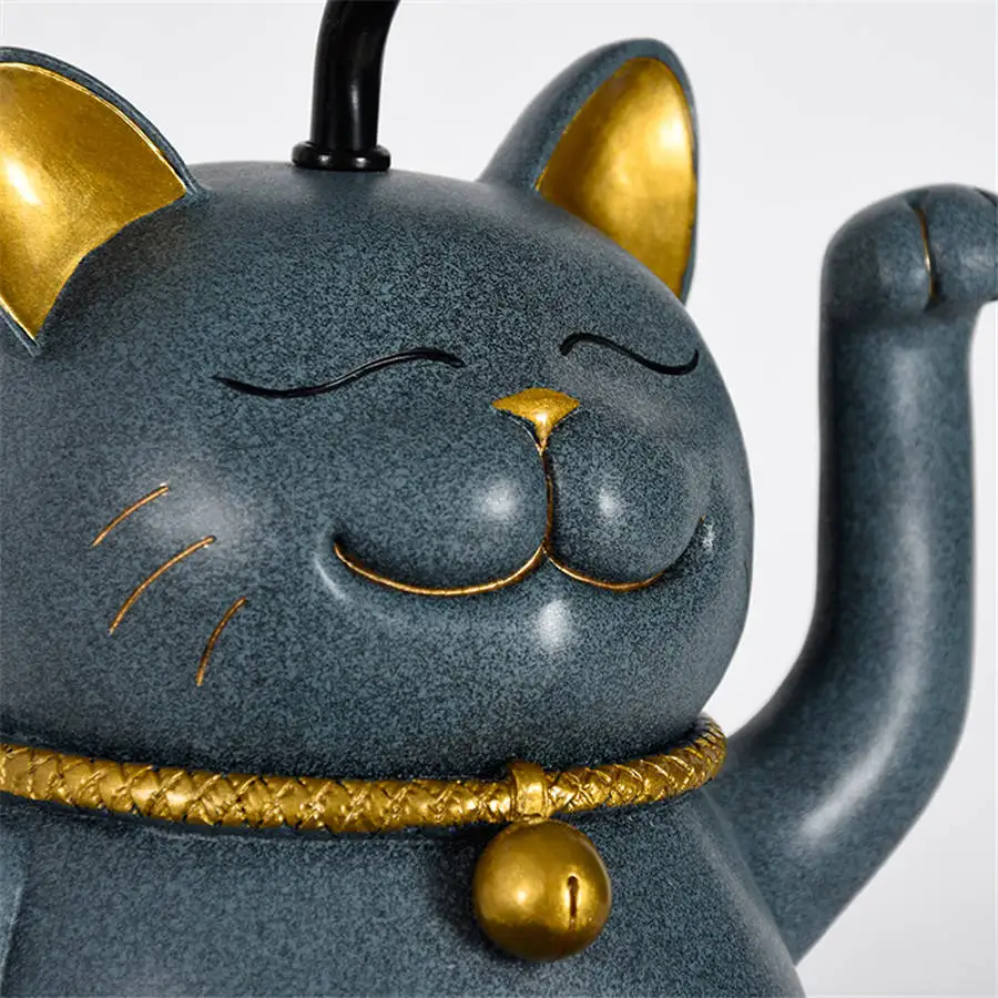 Креативная настольная лампа Счастливый Кот для гостиной кабинета милая детской