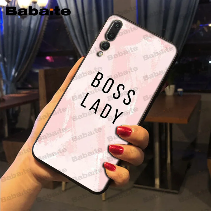 Babaite Boss Girl Lady like a boss сотовый Чехол для телефона huawei mate 10 lite p20lite p9lite nova 3i honor 8x mate20 pro funda