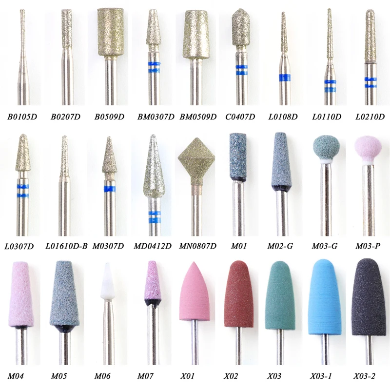 Электрическая Алмазная керамическая фреза STZ для удаления кутикулы 28 типов