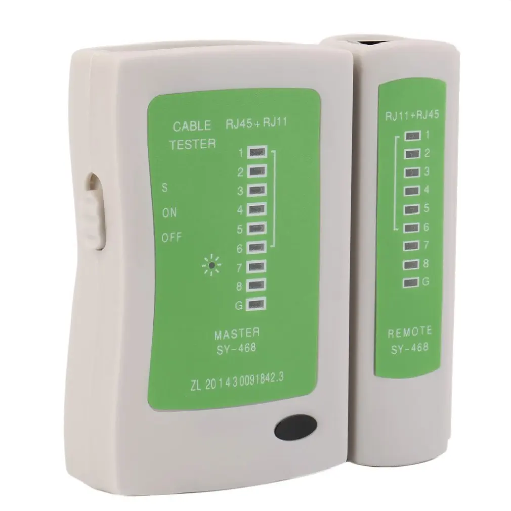 Профессиональный тестер сетевого кабеля RJ45 RJ11 RJ12 CAT5 UTP LAN детектор удаленные