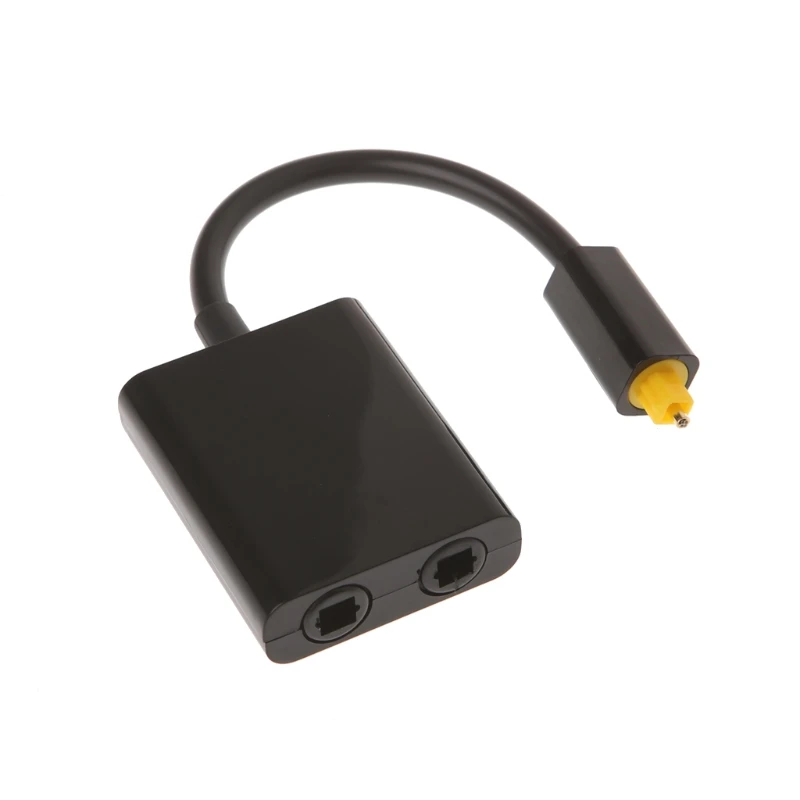 Digital Optical Audio Cable Splitter Adapter 2 Way SPDIF Toslink 1 In To Out Hub Dropshipping | Компьютеры и офис