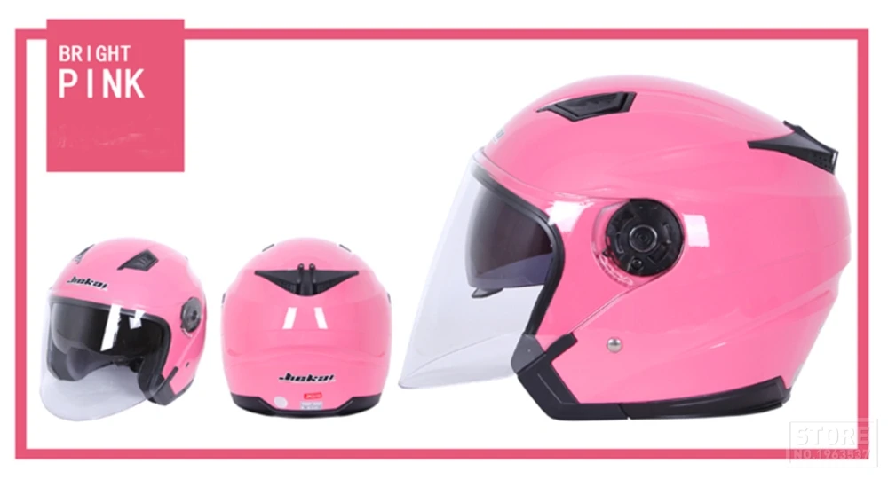 Мотоцикл Jiekai шлем Casco Мото шлем мотоциклетный шлем для мотокросса открытый шлем Ретро винтажный шлем