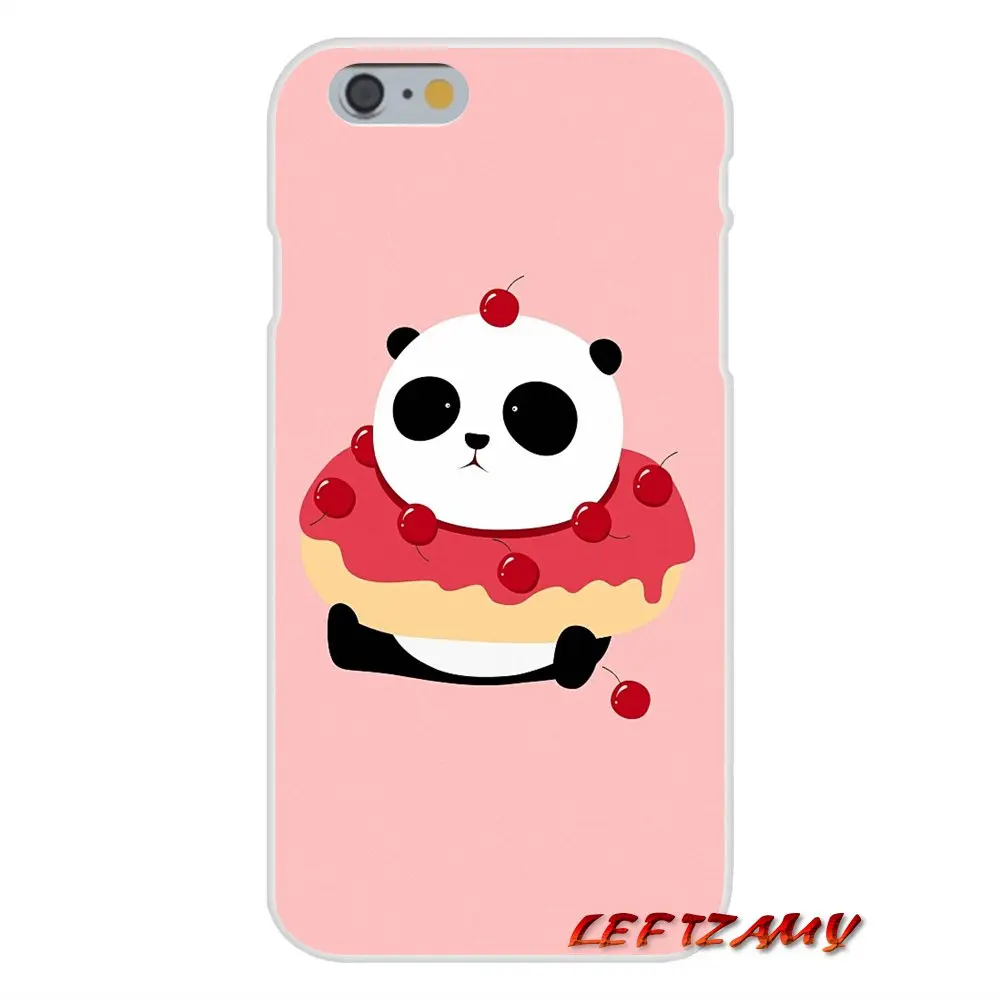 Kawaii panda Тонкий силиконовый чехол для телефона samsung Galaxy S3 S4 S5 мини S6 S7 край S8 S9 плюс