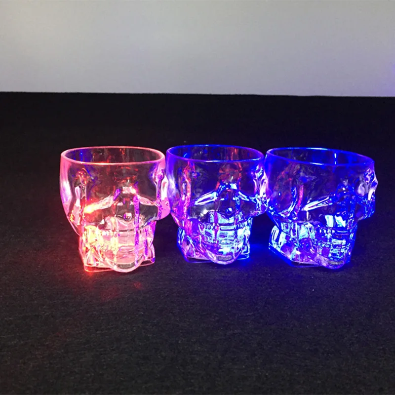 40 шт. голова призрака красочный мигающий светодиодный светильник чашка