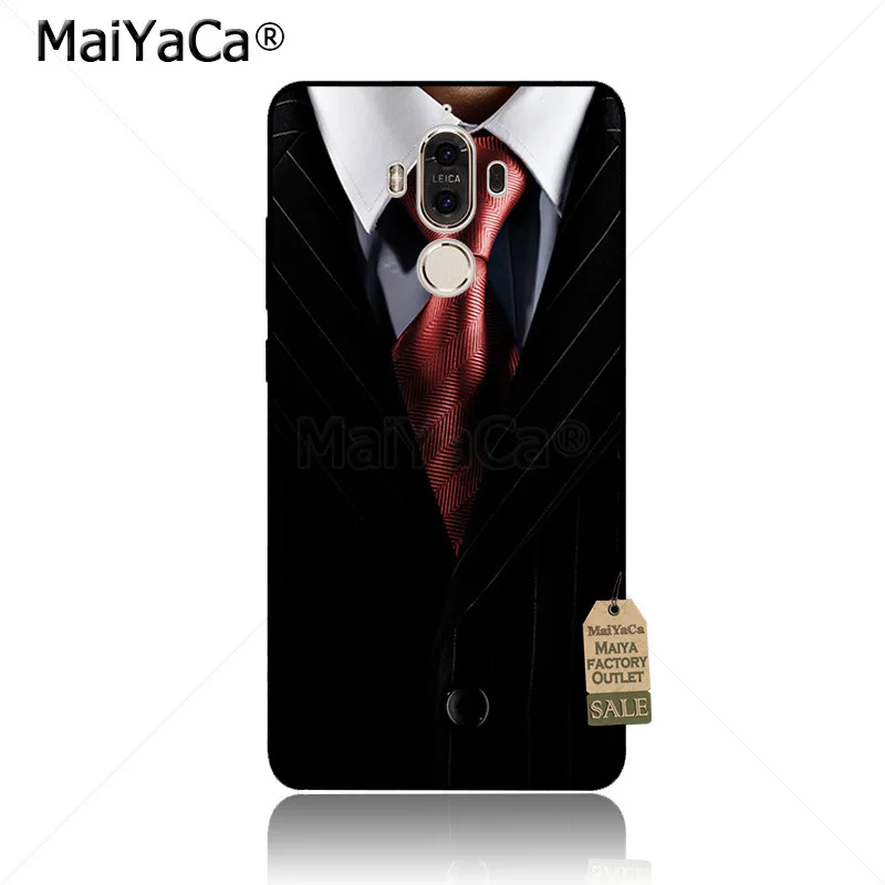 MaiYaCa темный костюм Mystery Man черный скраб аксессуары для телефона чехол Huawei mate9 mate10 P9