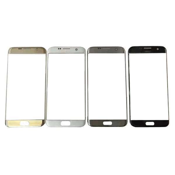 Для Samsung Galaxy S6 Edge G925F G925A G925S передняя внешняя стеклянная линза черный белый