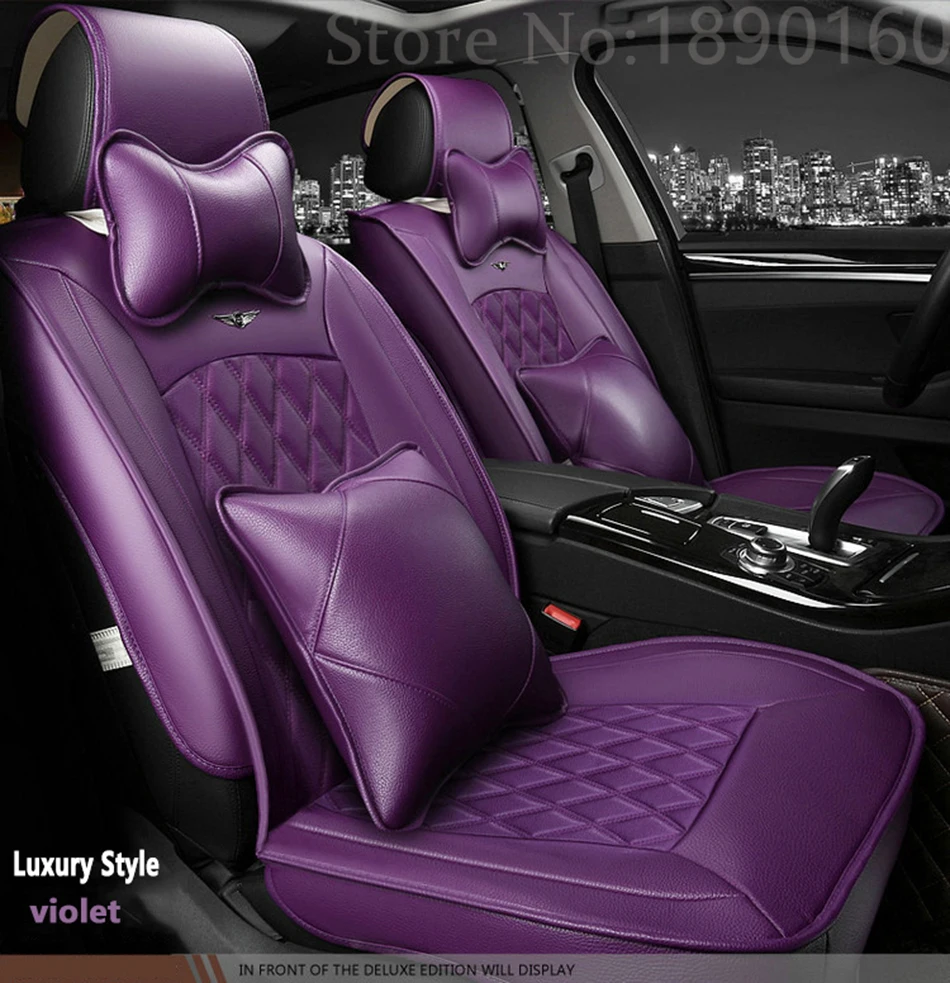 Универсальный кожаный автомобильные чехлы на сиденья для Toyota Corolla Camry RAV4 Auris Prius yalis Avensis внедорожник авто аксессуары автомобиль палочки