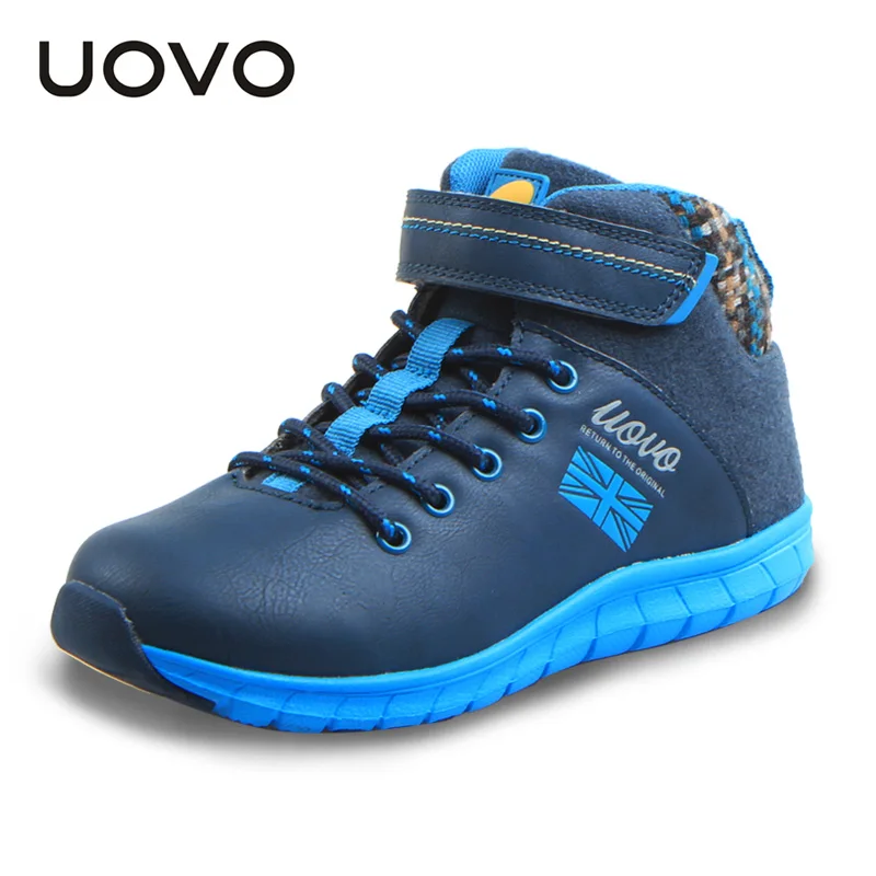 UOVO autumn winter 2016 children shoes for a boy sneakers mid-cut boys casual fashion big sports |