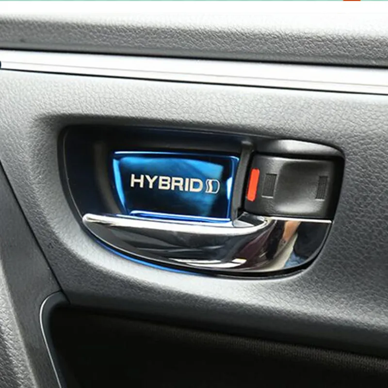 Внутренняя наклейка на дверь автомобиля внутренняя форма для toyota Corolla auris 2014 2021 4