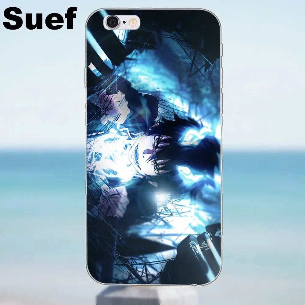 Suef мягкий чехол с принтом Ao No Exorcist для iPhone X 4 4S 5 5S 5C SE 6 6S 7 8 Plus Galaxy J1 J3 J5 J7 A3 A5 2016 2017|galaxy