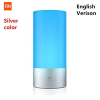 english version xiaomi mijia led light smart indoor night light bedside lamp remote touch control smart app control