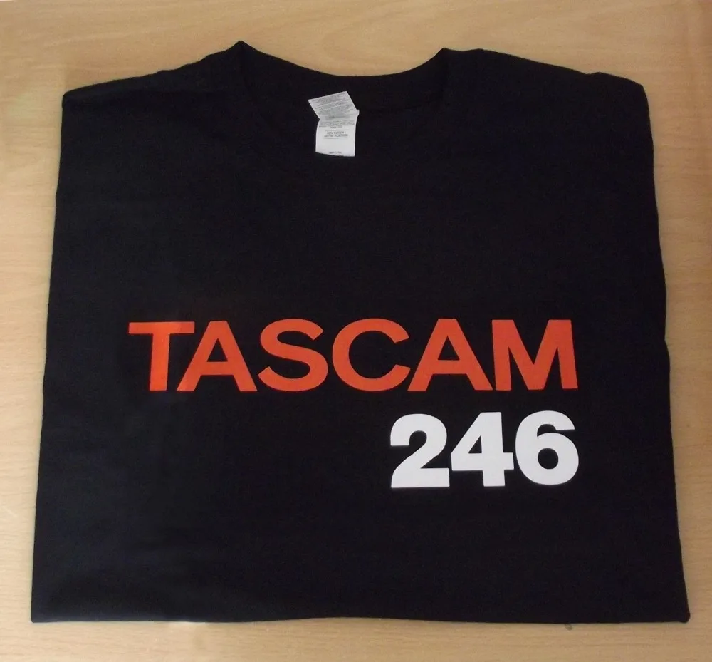 Ретро кассета скотч рекордер дизайн Tascam 246 Portastudio футболка 2019 модные брендовые