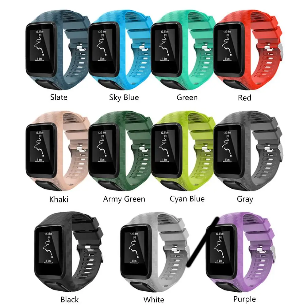 Сменный силиконовый ремешок для наручных часов Tomtom Runner 2 3 Spark 3 Adventurer Golfer 2 Sports gps для бега браслет