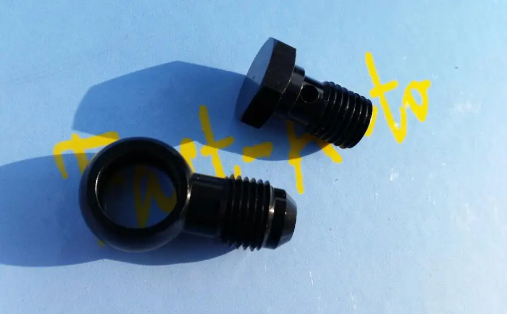 Banjo bolt M12 P1.5 * 1 5 x адаптер to 6an an6 an 6 9/16 18unf топливное масло ptfe тормозной шланг|adapter