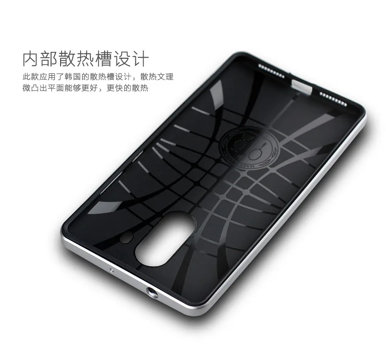 100% Original Boomboos Huawei mate 8 Case Luxury high quality soft Silicone Back Cover with PC Frame free shipping for mate8 |