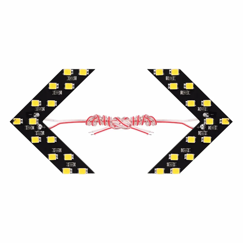 Автомобильный Стайлинг светодиодный светильник для зеркала заднего вида 2 шт.