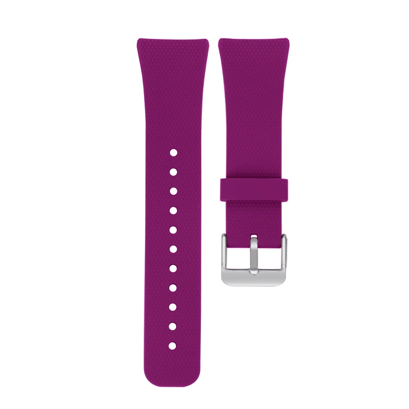 purple Спортивный силиконовый ремешок для samsung gear Fit 2 Pro/Fit 2 ремешок умные часы сменный Браслет для samsung gear Fit2 Pro/Fit2 - Цвет ремешка: purple