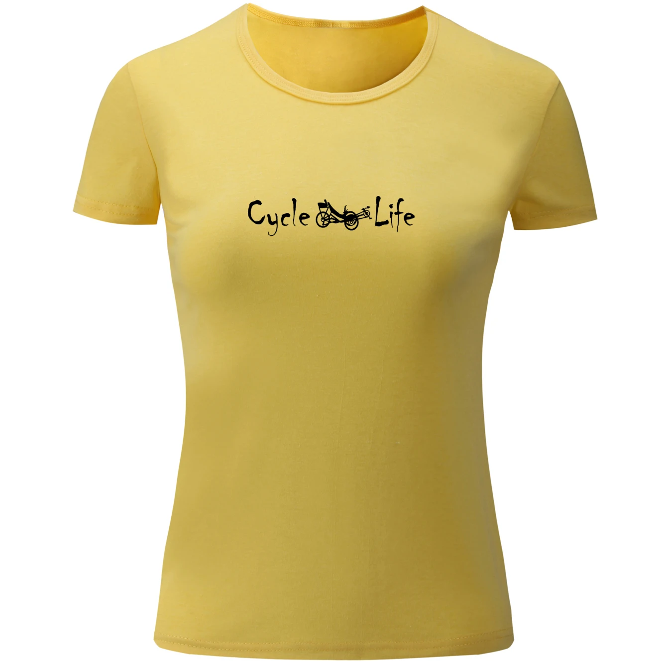 Модная футболка iDzn с рисунком жизни стильная коротким рукавом Женские