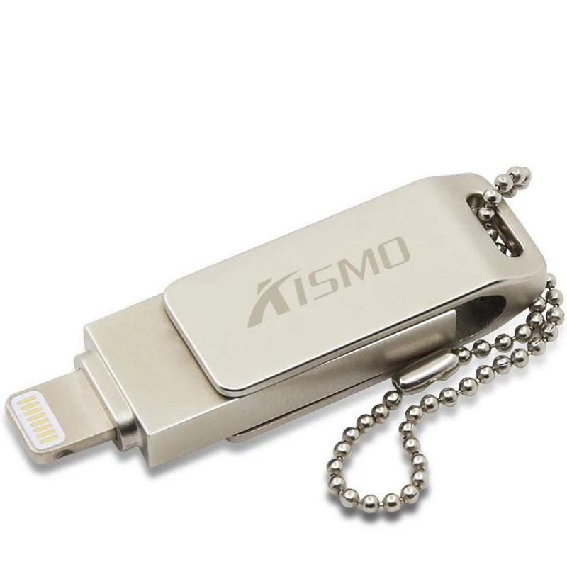 Kismo 2 in 1 USB Flash Drive OTG Pen Drive 32gb 64gb 128gb Lightning USB Memory Stick For iPhone X 8 7 6 Plus 6S 5S usb drive