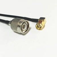 wifi antenna adapter rp sma male plug right angle switch tnc male pigtail cable rg174 wholesale 20cm 8