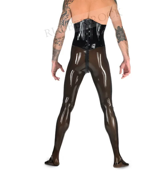 

Latex Corset Tight Latex Sexy Costumes Back Zipped Latex Men's Corset(NO Leggings)