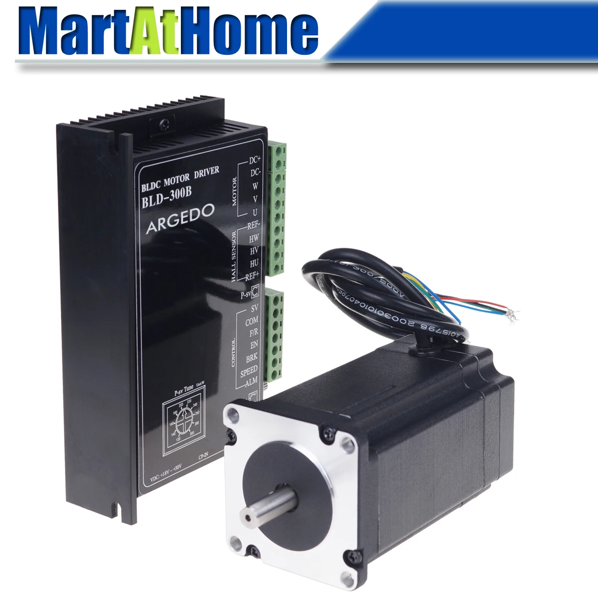 CNC BLDC бесщеточный DC мотор драйвер комплект вход 18 ~ 56V 3000RPM 103W 125W 188W | Обустройство