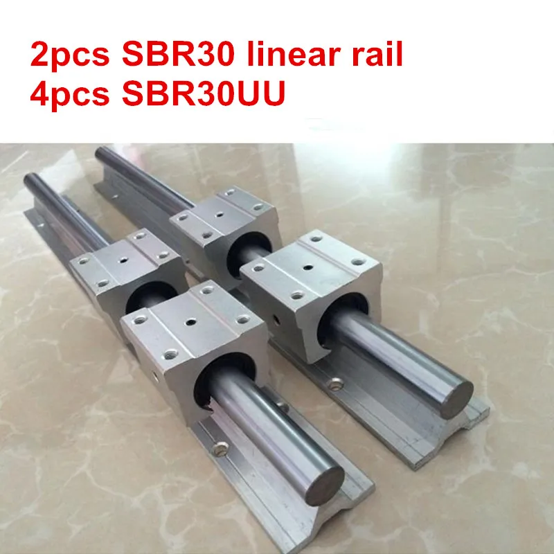 

Линейная направляющая SBR30 - 1500 мм 2 шт. + 4 блока SBR30UU