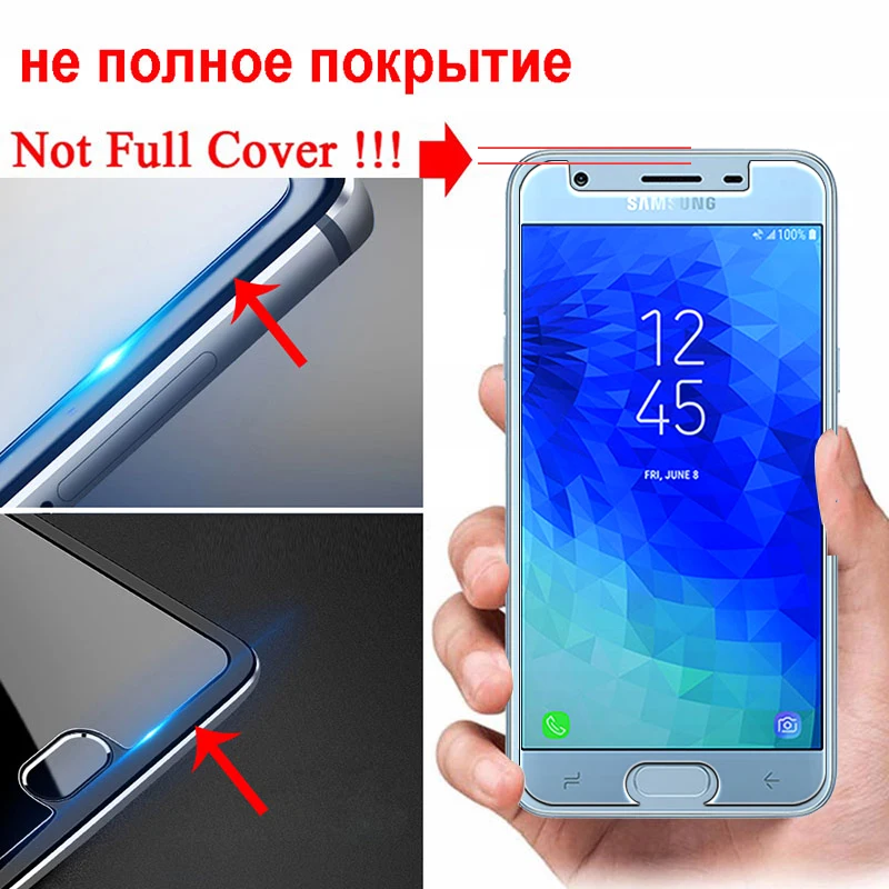 Защитный Стекло на samsung Galaxy J1 J3 2016 J2 J4 J6 J8 2018 J5 J7 2017 закаленное процессором
