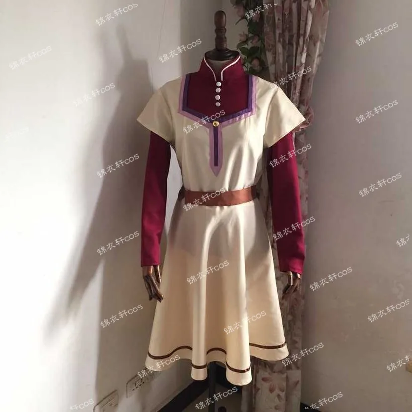 Akagami без Shirayukihime платье Shirayuki Косплэй костюм F008|akagami no shirayukihime|cosplay costumedress cosplay |