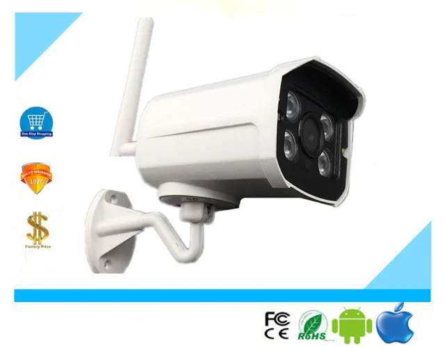Wi Fi беспроводная H.265/H.264 IP цилиндрическая камера sony IMX323 + 3516C 3.0MP 2048*1536 1080P